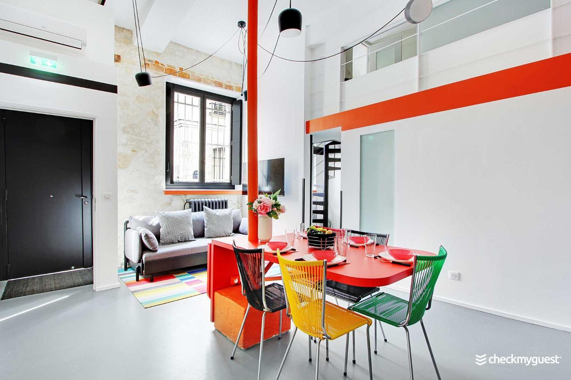 Authentic Apartment - 2Br-6P - Le Marais Paris Exterior foto